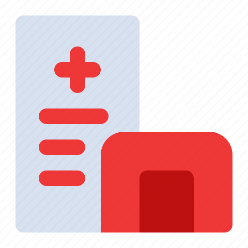 Building, clinic, emergency, health, healthcare, hospital, medical icon - Download on Iconfinder