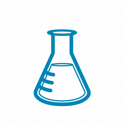 Clear, erlenmeyer, flask, fluid, research, experiment, lab icon - Download on Iconfinder