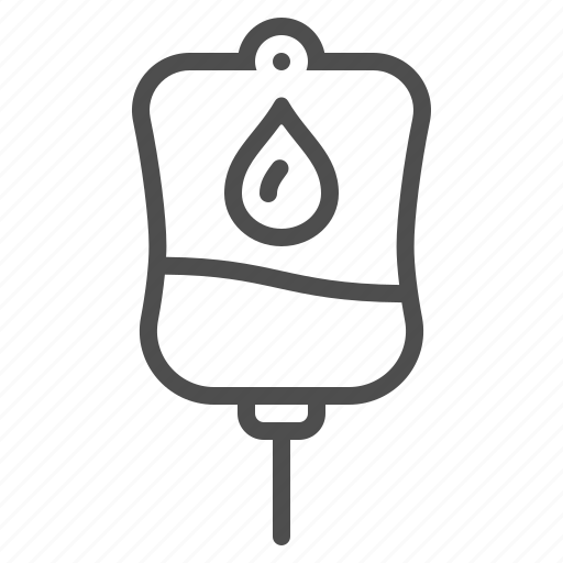Blood bag, iv drip, saline, transfusion icon - Download on Iconfinder