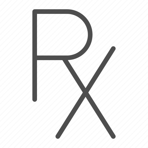 Rx, prescription icon - Download on Iconfinder on Iconfinder