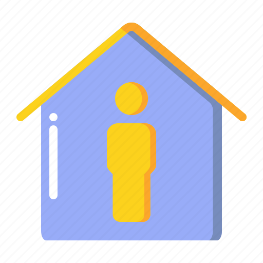 Stay, home, quarantine, house icon - Download on Iconfinder