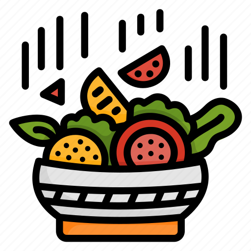Salad, healthy, food, bowl, diet, vegetable icon - Download on Iconfinder