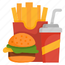 burger, calories, drink, fastfood, junkfood, soda, healthy, french fries