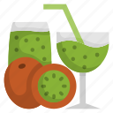 drink, fruit, juice, kiwi, healthy