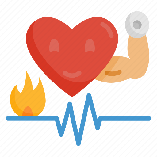 Health, healthy, heart, strength, strong, workout, fitness icon - Download on Iconfinder