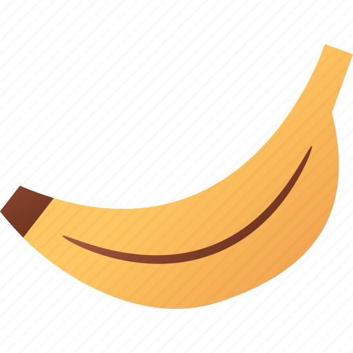 Banana, fruit, healthy, potassium, yellow, organic, diet icon - Download on Iconfinder
