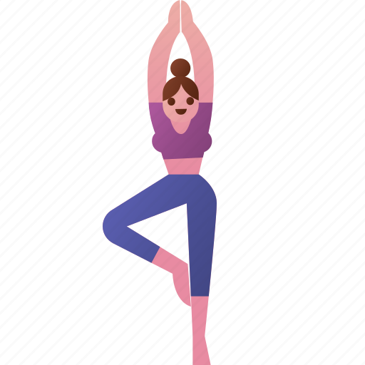 Yoga, woman, health, healthy, exercise, avatar, fashion icon - Download on Iconfinder