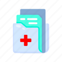 medical, file, document, health