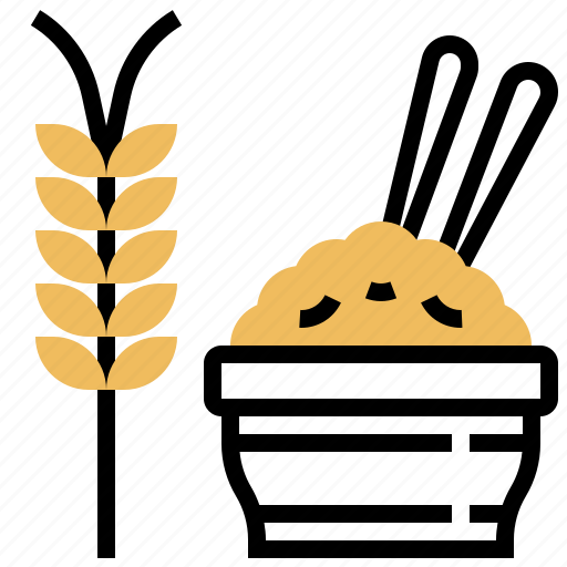 Brown, diet, food, healthy, rice icon - Download on Iconfinder