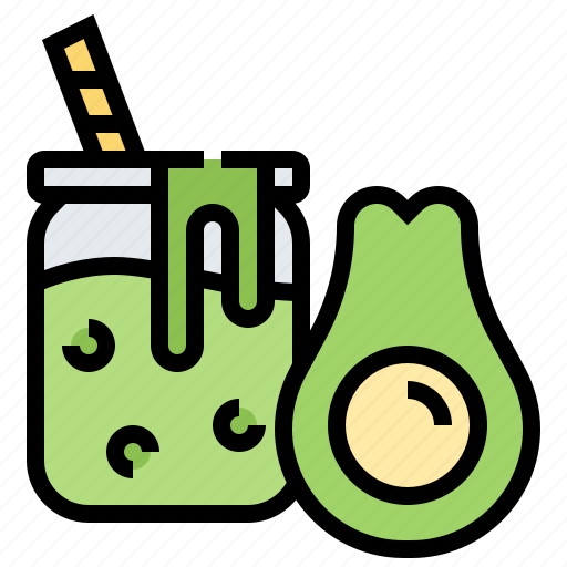 Avocado, beverage, fruit, healthy, smoothie icon - Download on Iconfinder