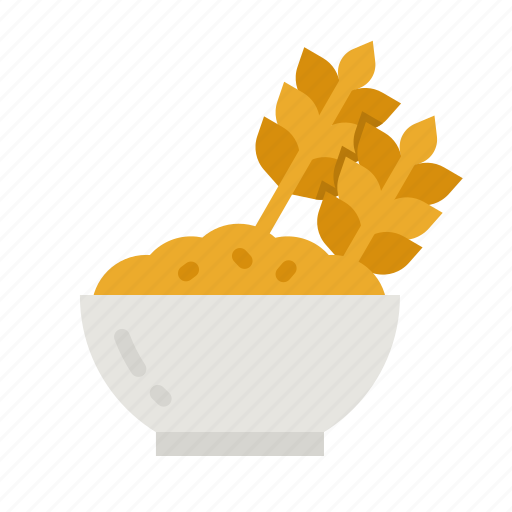 Oatmeal, flour, wheat, bakery, ingredient icon - Download on Iconfinder