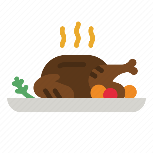 Turkey, food, meat, grill, roast icon - Download on Iconfinder