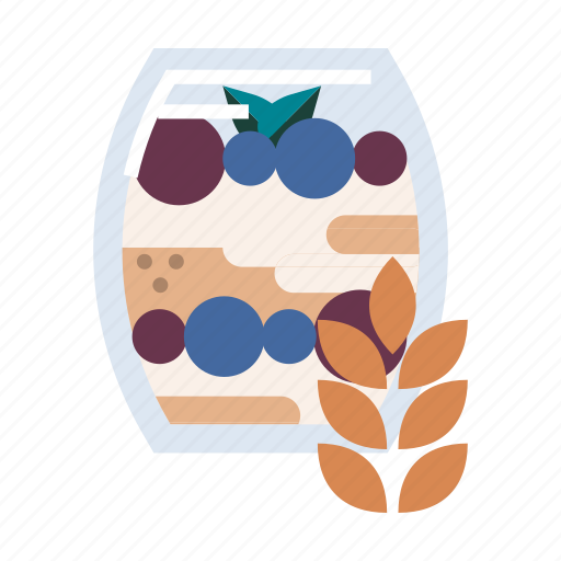 Diet, food, granola, healthy, oatmeal, organic, snack icon - Download on Iconfinder