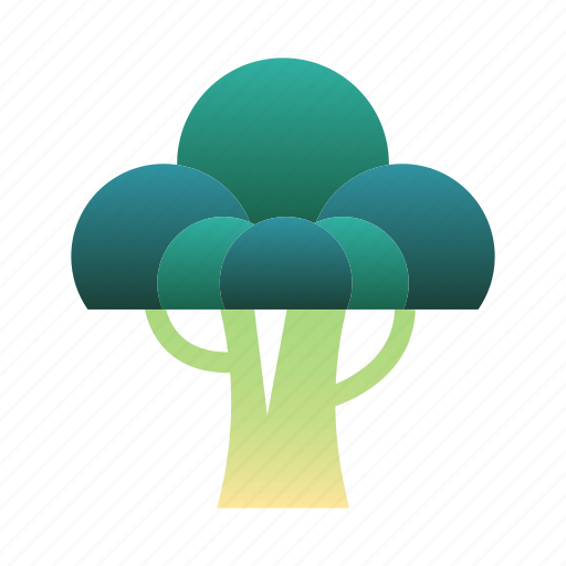 Broccoli, diet, healthy, nutrition, organic, vegetable, vegetarian icon - Download on Iconfinder