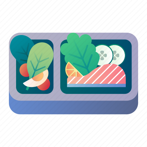 Box, diet, food, healthy, lunch, lunchbox, meal icon - Download on Iconfinder