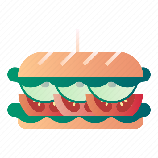 Diet, fast food, food, hamburger, healthy, sandwich, vegetables icon - Download on Iconfinder