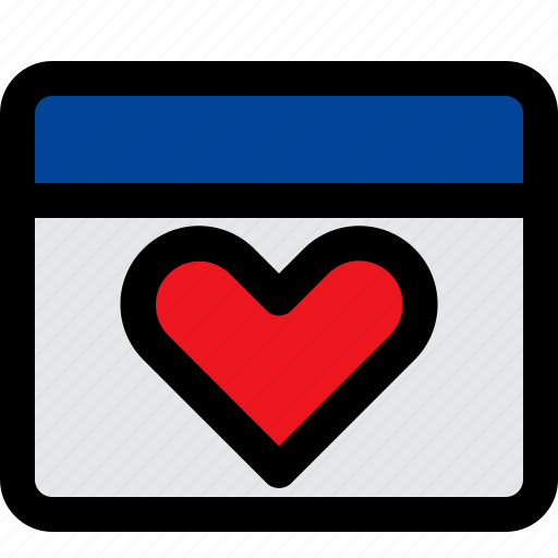 Plan, calendar, date, month, heart icon - Download on Iconfinder