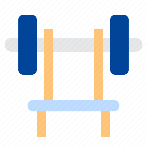 Fitness, barbell, press, bodybuilding, bench icon - Download on Iconfinder