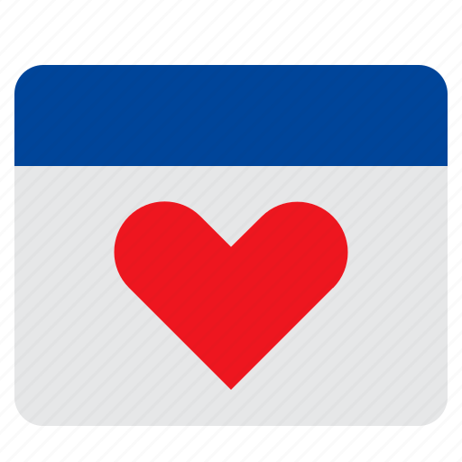 Plan, calendar, date, month, heart icon - Download on Iconfinder