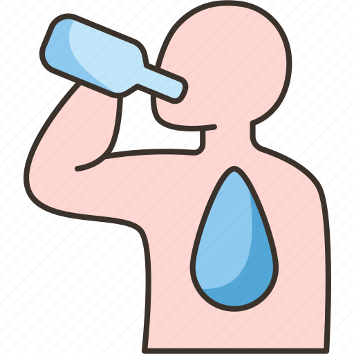 Hydrated, water, drink, refreshment, mineral icon - Download on Iconfinder