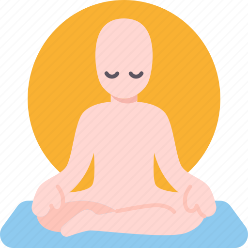 Meditation, calm, peaceful, relaxation, leisure icon - Download on Iconfinder