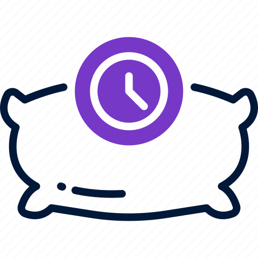 Sleep, time, pillow, clock, dream icon - Download on Iconfinder