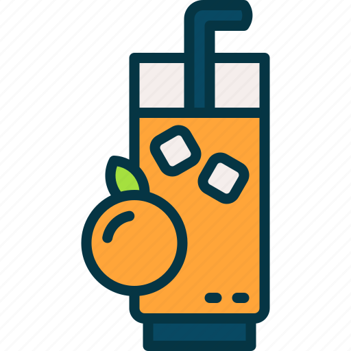 Orange, juice, drink, cold, liquid icon - Download on Iconfinder