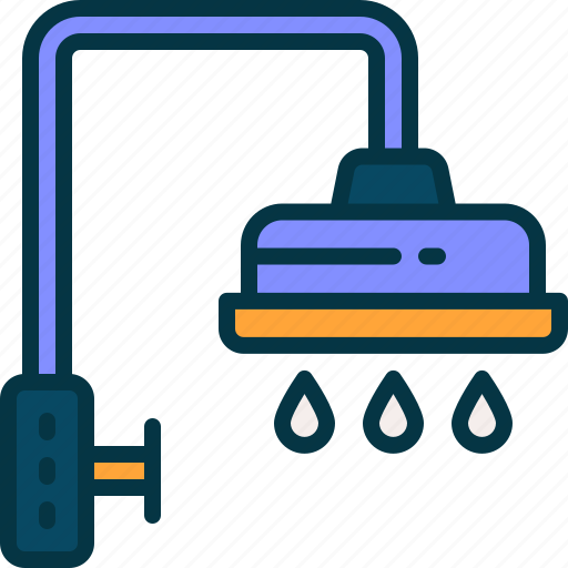 Shower, bathroom, hygiene, drop, spray icon - Download on Iconfinder