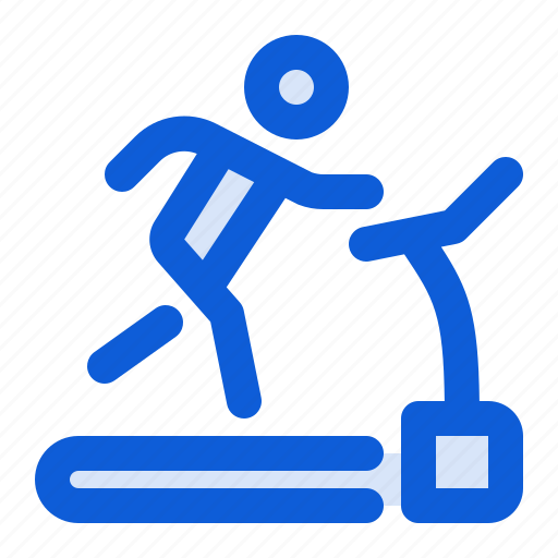 Treadmill, workout, running, training, exercise, gym, man icon - Download on Iconfinder