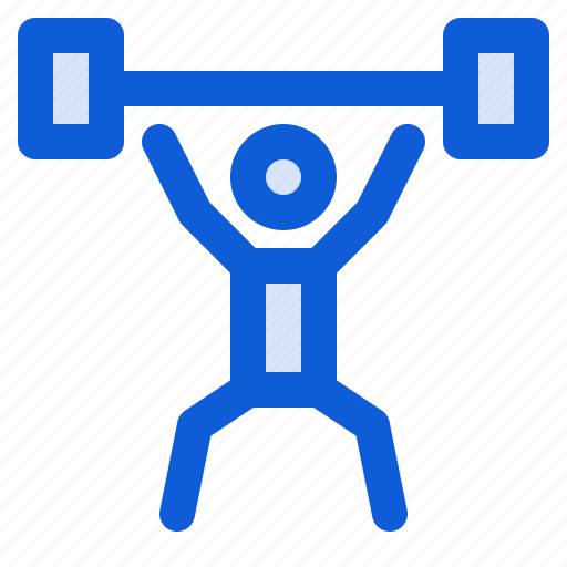 Weight, lifting, workout, gym, exercise, fitness, man icon - Download on Iconfinder
