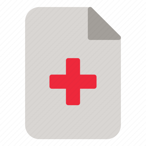Document, medical, pharmacy, healthcare, medicine icon - Download on Iconfinder