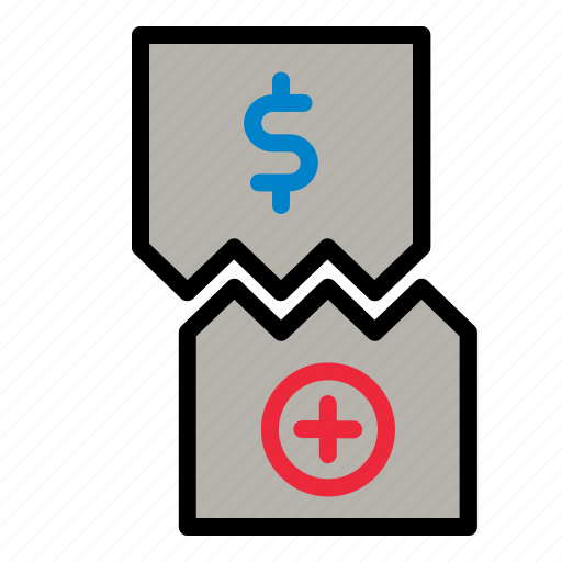 Bill, receipt, medical, hospital, healthcare icon - Download on Iconfinder