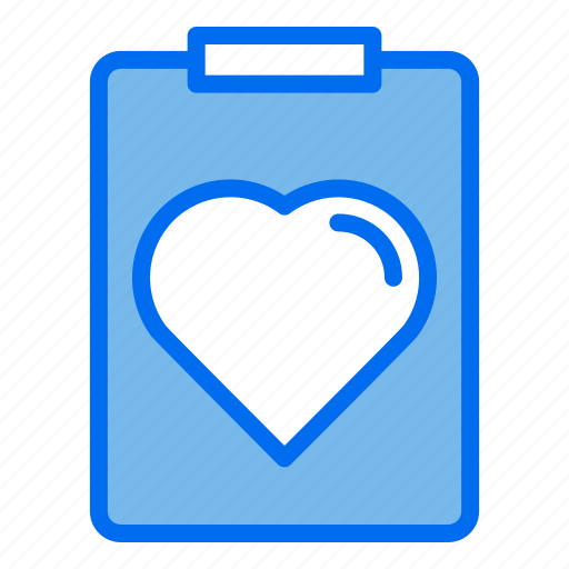 Report, love, heart, profile, healthcare, hospital icon - Download on Iconfinder