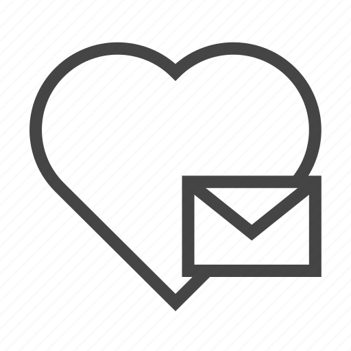 Chat, conversation, heart, love, mail, message, valentine icon - Download on Iconfinder