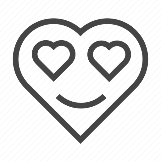 Emoji, emoticon, face, heart, love, smiley, valentine icon - Download on Iconfinder