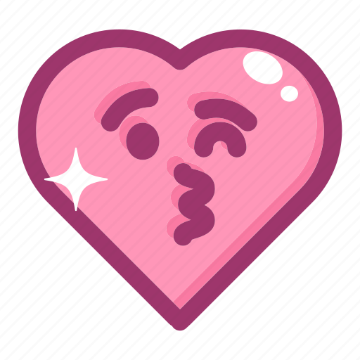Emoji, emotion, face, heart, love, smile icon - Download on Iconfinder