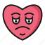 upset, valentine day, heart, valentine, emoji, emotions 