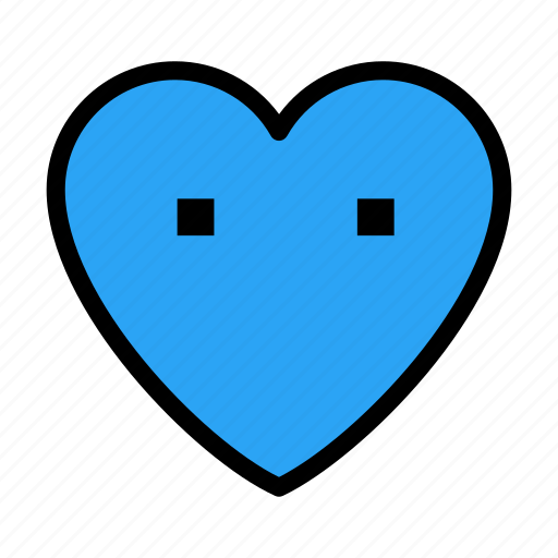 Expressionlessface, feelingless, emoji, emoticon, heart icon - Download on Iconfinder