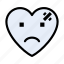 facewithbandage, injured, emoji, heart, feeling 