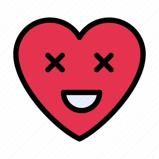 Heart, face, emoji, smiley, emoticon icon - Download on Iconfinder