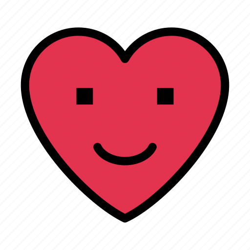Smiley, face, heart, feeling, emoticon icon - Download on Iconfinder