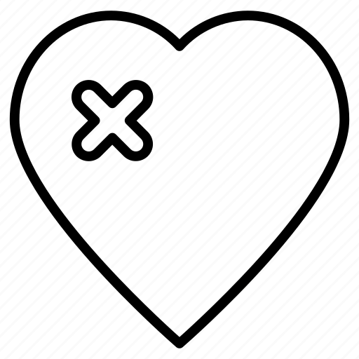 Heart, bandage, broken, love icon - Download on Iconfinder