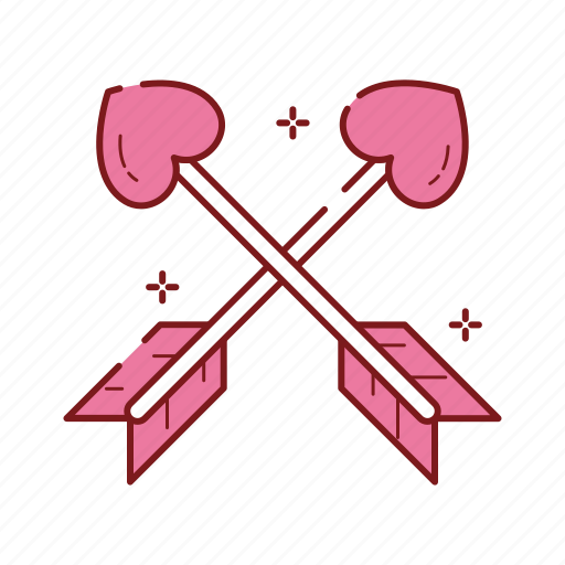 Arrows, heart, love, love arrows, romance, valentine icon - Download on Iconfinder