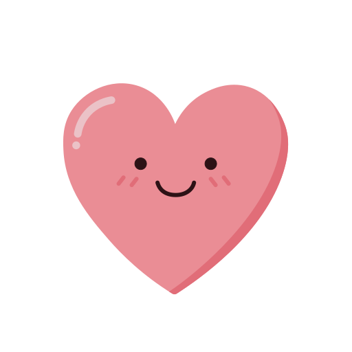 Heart, happy, emoji, expression, emoticon, face, valentine icon - Free download