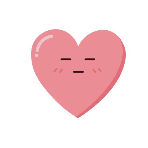Heart, emoji, soso, nothing, expression, emoticon, face icon - Free download