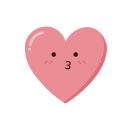 heart, emoji, cute, expression, emoticon, face, love, valentines