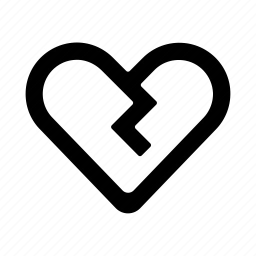 Heart, hearts, love, romance, couple, valentines day, broken icon - Download on Iconfinder