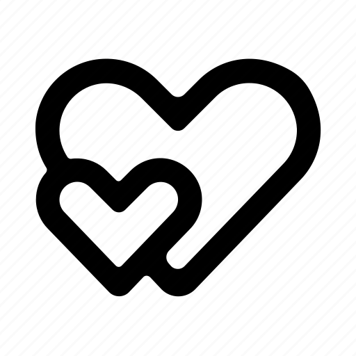 Heart, hearts, love, romance, valentines, couple, valentines day icon - Download on Iconfinder