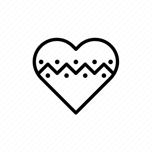 Border, decorated, edging, frieze, heart, love, trimming icon - Download on Iconfinder