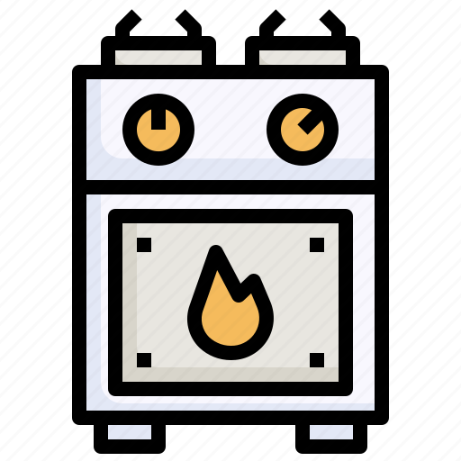 Gas, stove, kitchen, furniture, burner icon - Download on Iconfinder